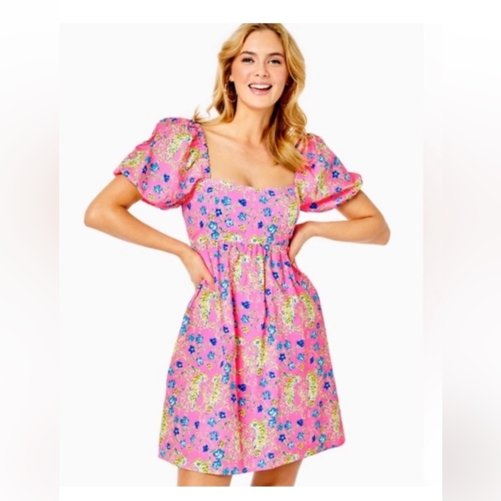 Lilly Pulitzer Prosecco Pink Tigress Dress